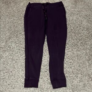 *Lululemon Dark Purple Fitted Sweatpants